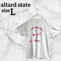 altard state【L】 Tシャツ 半袖 白 海外古着
