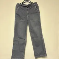 ZARA グレー デニムパンツ EUR34 US2