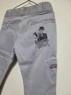 Dickies hardcover コラボ スリムパンツ ライトグレー30