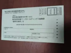 未開封　松屋フーズ 株主様お食事優待券 　松屋　松のや　マイカリー　すし松のサムネイル
