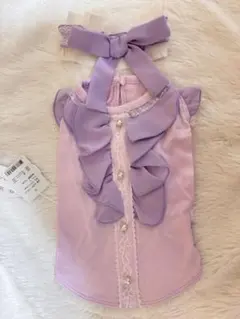 Glamourism 犬服 ジャネット Sサイズ ラベンダー①のサムネイル