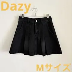 Dazy デニムプリーツミニスカート　ブラック　Mサイズのサムネイル