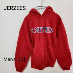 z35 【JERZEES】パーカー（メンズS） レッド