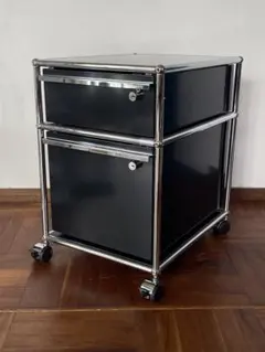 Tora様専用 希少黒USMハラ—3段ラック スチールシェルフ 4段引取もOK
