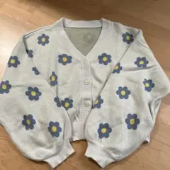 ☆INGNI  花柄ニットカーディガン　ショート丈