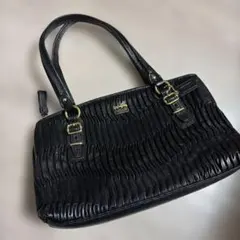 コーチ ハンドバッグ マディソンギャザー ブラック