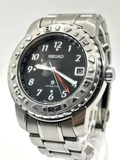 SEIKO KINETIC GMT 5M85-0AE0 腕時計 - メルカリ