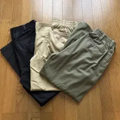 GU / ジーユー チノキャロットパンツ3本セット