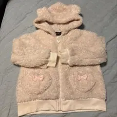 耳付きフリースジャケット110cm