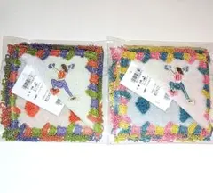 近沢レース シーズンタオルハンカチボルダリング 2枚セット