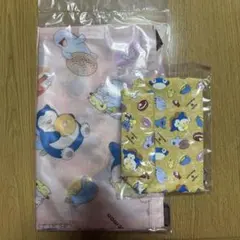 ミスド ポケモン エコバッグ ポーチ 2点セット カビゴン ピカチュウ 新品
