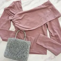 ドレープカシュクールトップス