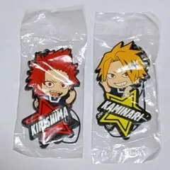 僕のヒーローアカデミア　ラバーストラップ　切島鋭児郎＆上鳴電気　2個セット