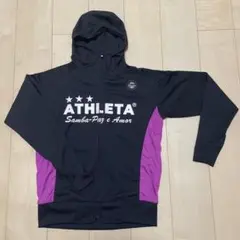 ATHLETA フード付きジャケット 黒・紫