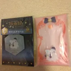 サンリオくじ　はなまるおばけアクリルチャーム＆マルチケース