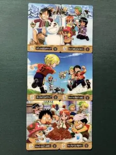 ワンピース　グミカード　2枚セット✖️3