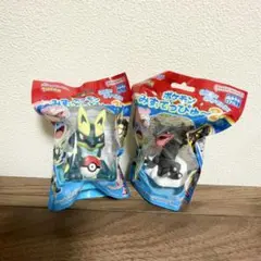 ★新品未開封★ポケモン　みずでっぴゅ〜2　黒いレックウザ+黄色いルカリオ