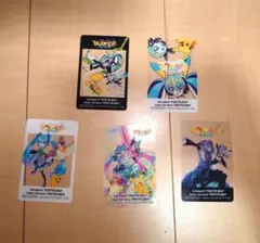 初音ミク ピカチュウ カード 5枚セット