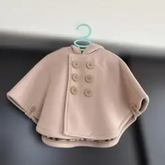 美品　ミキハウス　ポンチョコート　フリーサイズ