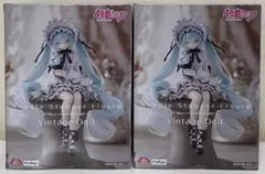 初音ミク ヌードルストッパーフィギュア ヴィンテージドール　2個セット