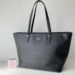 【Kate spade】ケイトスペード　トートバッグ　黒　ブラック　レザー