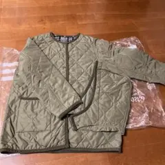 AFTERNOON TEA キルティングジャケット M-L フード付き