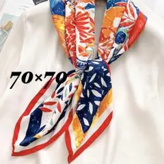 大判　スカーフ　おしゃれ シルクタッチ ストール きれいめ　通勤　バック