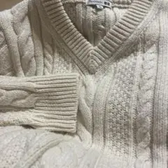 アンダーソン ケーブルVネックセーター 2024 JW ANDERSON