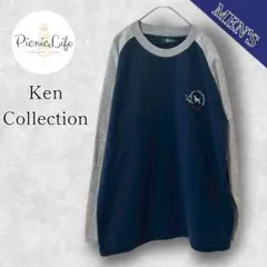 美品【KenCollection】ラグラントレーナー スウェット 長袖カットソー