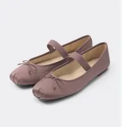 【未使用・タグ付き】GUストラップバレーシューズ/PINK