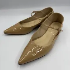 ルタロン　エナメル　メリージェーン　2way ポインテッドトゥ　フラット　人気