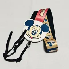 新品　ディズニーリゾート　ミッキーマウス ポーチ付き　カメラストラップ Amazon.co.jp: ミッキーマウス カメラストラップ＆ポーチ(実写