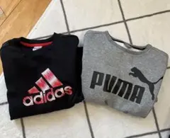 adidas & PUMA トレーナー 140サイズ