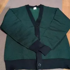 ÉDIFICE ダークグリーン カーディガン