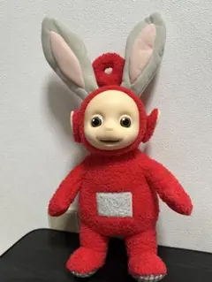 テレタビーズ　赤　うさ耳BIGぬいぐるみ　ポー