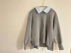 襟付きセーター