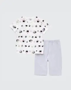 【UNIQLO】ユニクロベビーパジャマ おにぎりぼうや80 上下セット