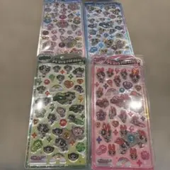 パワーパフガールズ　うるちゅるぽっぷシール４種セット