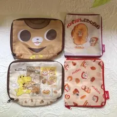 キャラクター ポーチ 4個セット