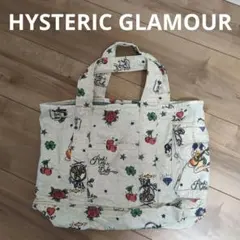 刺繍デザイン コットン トートバッグ ヒステリックグラマー