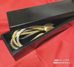 和箱【未使用品】黒塗 木箱 長箱 収蔵箱 漆器　黒塗り箱　茶道具　和雑貨