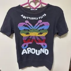 rough半袖Tシャツ「BUTTERFLY」