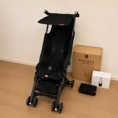 ◆GB◆POCKIT◆折り畳みベビーカー◆ポキット　収納バッグ付きのサムネイル
