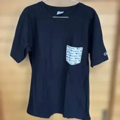 チャンピオン リバースウィーブ ポケットTシャツ XL 黒のサムネイル