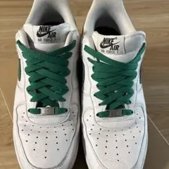 【美品】NIKE Air Force 1 Low ホワイト/グリーン）28cm
