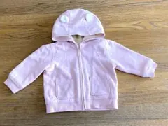 パーカー　80 baby Gap ピンク　くま耳