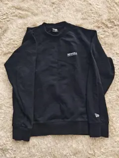 「送料込み」NEW ERA ブラック クルーネックスウェット Lサイズ