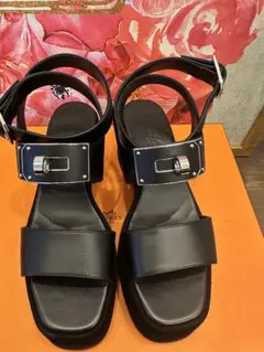 HERMES エルメスサンダルケリー金具361/2グラムール - メルカリ