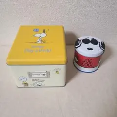 ユニバーサルスタジオジャパン　Snoopy 缶ケース 2点セットのサムネイル