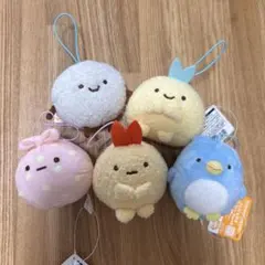 すみっコぐらし　ゴムひも付き　マスコット　part5 5点